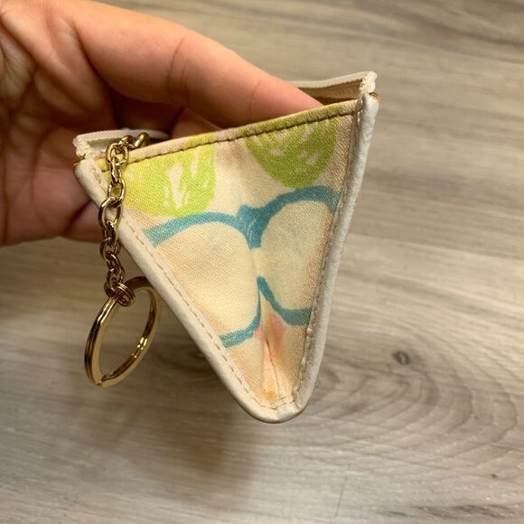 Coach Mini Coin Purse Key Fob Logo Print, Colorful Logo Scribble,  4.5" x 3" - Picture 4 of 7